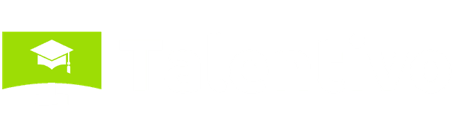 Talentivo Logo – Wordmark – Weiß