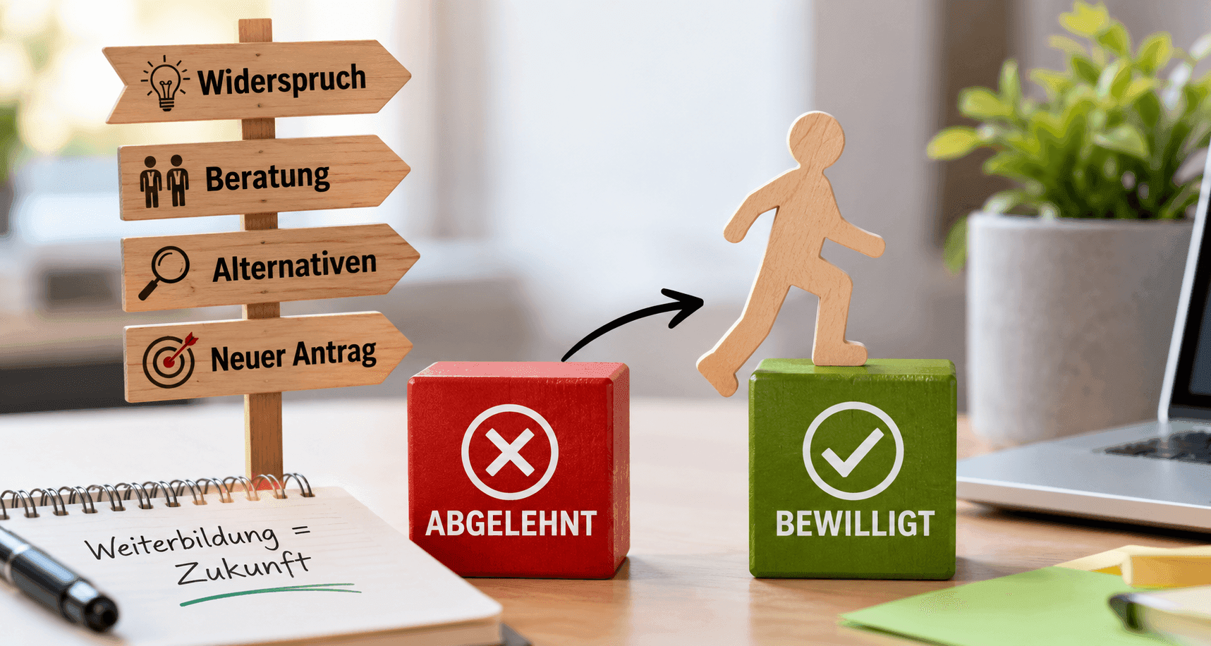Bildungsgutschein abgelehnt? Das sind deine Optionen 2026